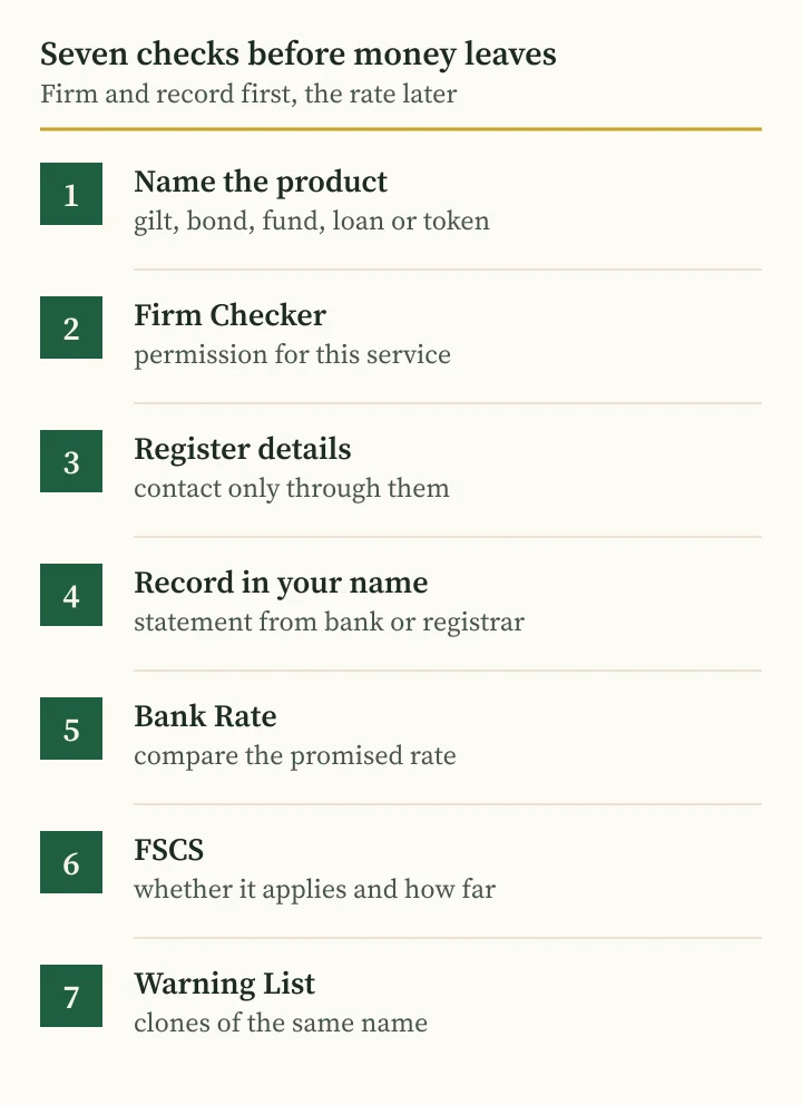 Andriy Saranenko reviews a savings offer in seven checks: order for UK savers